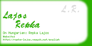 lajos repka business card